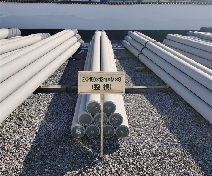 京山190×12米钢筋混凝土水泥电线杆