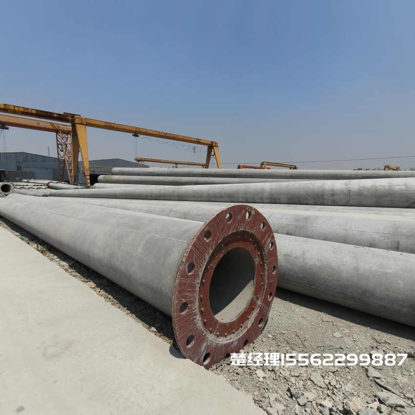 京山12米无拉线电杆